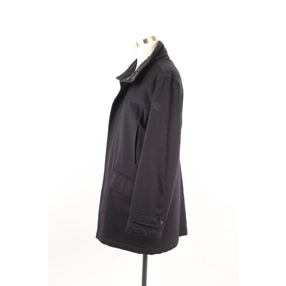 NEW Paul & Shark Loro Piana Cashmere Overcoat SZ XL Black - Picture 6 of 16